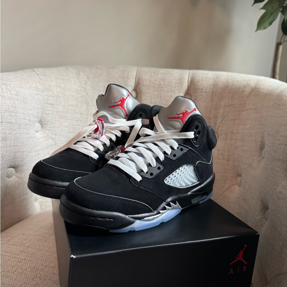 Jordan Kids Sneakers Black and Silver